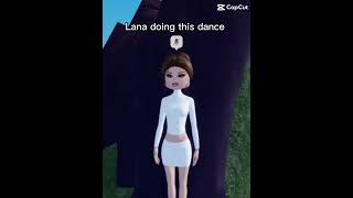 Lana doing this dance wait they don’t love me capcut fypシ゚ viralvideo edit roblox [upl. by Ahsieym540]