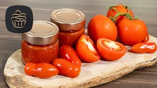 Tomatensauce selber einkochen 🍅  Frisch und lecker [upl. by Acinot]