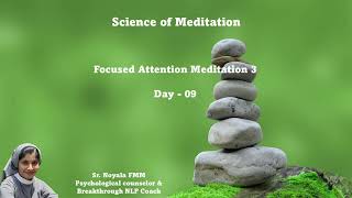 Focused Attention Meditation  2 Meditation Challenge day 9 [upl. by Kellina]