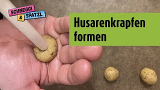 Husarenkrapfen im 1 Türchen des Schneggi amp Spatzl Adventskalenders [upl. by Darin]