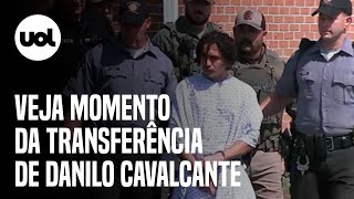 Brasileiro capturado nos EUA veja o momento em que Danilo Cavalcante deixa delegacia da Pensilvânia [upl. by Nnaylrebmik]