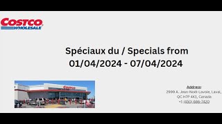 Costco Canada  Laval Quebec  Spéciaux du 1er avril  April 1st specials [upl. by Reace]