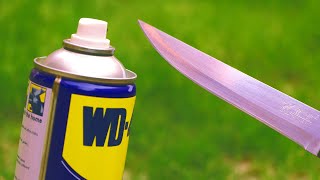 Sharpen Your Knife Like a Razor With WD40 In Just 1 Minutes [upl. by Emmalee]