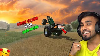 FIRST STAND WITH JOHN DEERE ♥️ FARMING SIMULATOR 23 GAMEPLAY [upl. by Nirrek]