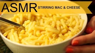 ASMR  Stirring Mac amp Cheese Request  No Talking [upl. by Moncear]