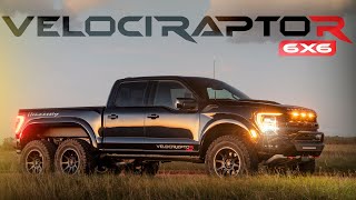 WORLDS FIRST Ford Raptor R 6X6  Supercharged 700HP V8  VelociRaptoR 6X6 by Hennessey [upl. by Nuzzi838]