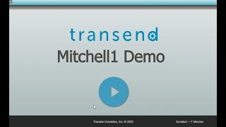 Mitchell1  How to Add transend [upl. by Eciuqram]