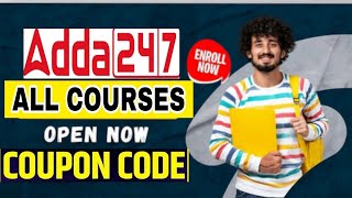 ADDA 247 Online Discount Coupon CodeADDA247 Coupon Code TodayADDA247 Coupon Code For Test Series [upl. by Ahsino]