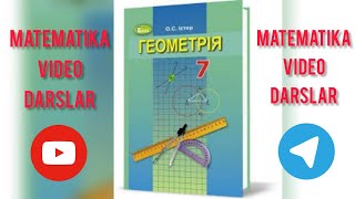 7sinf  Geometriya  21dars  Uchburchaklar tengligining uchinchi alomati [upl. by Haya]