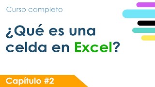 Curso de EXCEL  ¿Que es una celda  Capítulo 2 [upl. by Vi457]