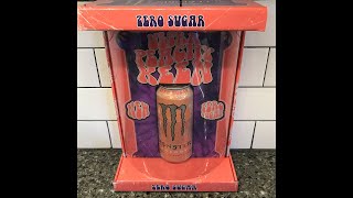 Monster Energy Zero Sugar Ultra Peachy Keen Review [upl. by Stoll]