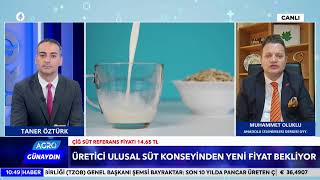 CANLI Çiğ Süt Üreticileri Çıkmazda Çiğ Süt Prim Destekleri  AGRO TV İLE GÜNAYDIN [upl. by Neslund]