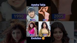 Ayesha Takia Evolution 🥰💕 ayeshatakia bollywood trending [upl. by Evan]