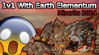 I Fought Earth Elementum in Miscrits 2024 [upl. by Rasmussen159]