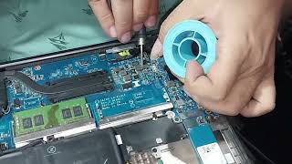 How to change power IC  Dell latitude E5480  No display laptop  laptop repair  dead laptop  ff [upl. by Aitahs795]