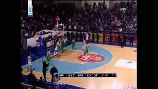 Kevinn Pinkney Clutch Two points and Nikoloz Tskitishvili Dunk vs Sagesse [upl. by Wright]