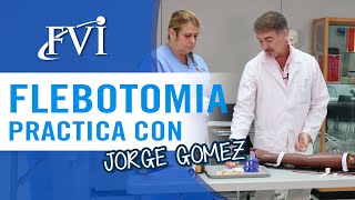 Flebotomia Practica con Jorge Gomez [upl. by Lihp]