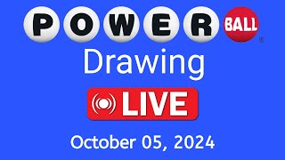 Powerball live Drawing results form Saturday October 05 2024  Powerball Drawing Live [upl. by Uuge]