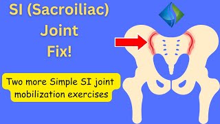 SI Sacroiliac Joint Fix Two More Simple SI Joint Mobilization Exercise [upl. by Maise]