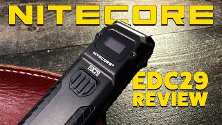 Nitecore EDC29 Review amp Beam Test 6500 Lumens [upl. by Etnoj]