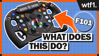 F1 Steering Wheel Explained  What Do All Those Buttons Actually Do [upl. by Aurita785]