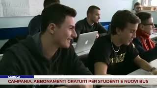 SCUOLA CAMPANIA ABBONAMENTI GRATUITI PER STUDENTI E NUOVI SCUOLABUS [upl. by Gnilrac976]