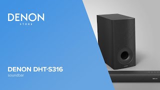 Soundbar Denon DHT S316 [upl. by Gilletta447]