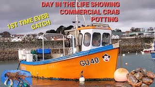 DAY IN THE LIFE COMMERCIAL CRAB POTTING  SURPRISE 1ST TIME CATCH  viral fishing suprise [upl. by Ahseret]