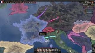 SURVIVING AS FRANCE WW2 HEARTS OF IRON 4 [upl. by Aicek]