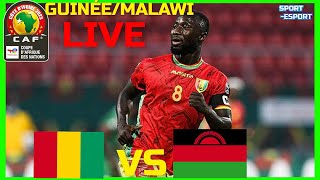 Live GuinéeMalawi • Qualification CAN 2023 [upl. by Angelo]