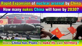 Rapid Expansion of nuclear arsenal by China How many nukes China will have by 2030 [upl. by Anglim]