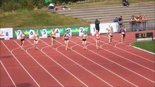 Woodies DIY Track amp Field Championships of Ireland 2011 200m Women Final [upl. by Yecak]