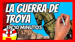 🐎La GUERRA de TROYA en 9 minutos  Resumen mitos leyenda realidad [upl. by Heber]