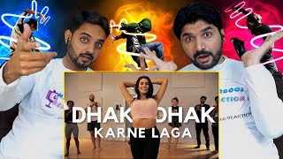 Pakistani reaction  Dhak Dhak Karne Laga  Saleena Choreography Class  Madhuri Dixit amp Anil Kapoor [upl. by Dlnaod368]