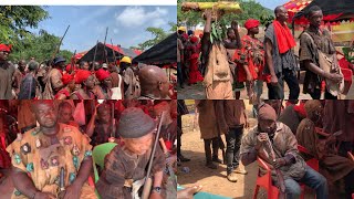 Asafo Group of Klefe Traditional Area Pay Tribute at Abutia Chief’s Funeral [upl. by Brenner]