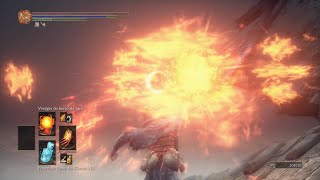 Dark Souls 3 com a build certa de piromante fica até fácil SOMENTE PIROMANCIA [upl. by Eeslek]