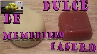 Dulce o carne de membrillo casero FACIL y RAPIDO Receta [upl. by Odraner]