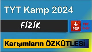 Karışımların ÖZKÜTLESİ  TYT Kamp 2024  PDF [upl. by Sharity930]