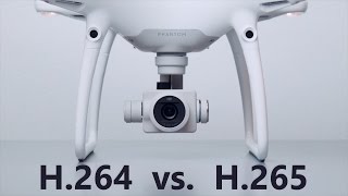 H 264 vs H 265 Which is Better DJI Phantom 4 Pro Test [upl. by Lankton]