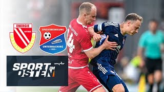 Cottbus gegen Unterhaching die Tore vom AufstiegsHinspiel  Sport im Osten  MDR [upl. by Aicilf696]