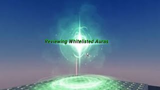 Reviewing Sols Rng whitelisted auras [upl. by Anyaled807]