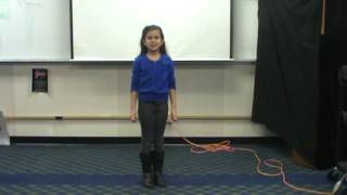 Story Telling Lion amp the Mouse 3rd grade student [upl. by Aihsetan522]