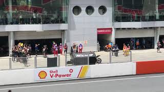 2018 MotoGp Hafizh Syahrin finish P10 in Sepang [upl. by Fariss]