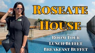 Best 5 star HOTEL in AEROCITY  Room UPGRADE  Breakfast BUFFET at RoseateHotelsResorts [upl. by Ayaladnot]