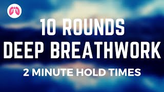 Deep Breathing Exercises w Breath Holds  10 Rounds  TAKE A DEEP BREATH [upl. by Hach]