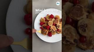 Minibananenpannenkoeken recept 🥞  Shorts [upl. by Attirb]