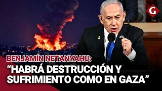 NETANYAHU lanza amenaza contra el LÍBANO ante la presencia de HEZBOLÁ  Gestión [upl. by Noby]