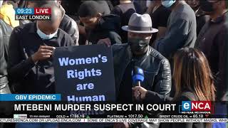 GBV epidemic  Mtebeni murder suspect in court [upl. by Yasu314]