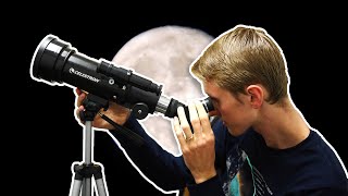 Celestron 70mm Travel Scope Review [upl. by Adialeda261]