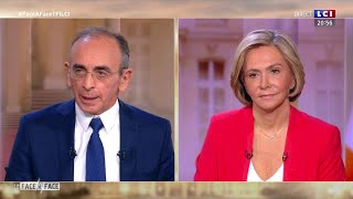 Le FaceàFace  Éric Zemmour face à Valérie Pécresse [upl. by Eislek]